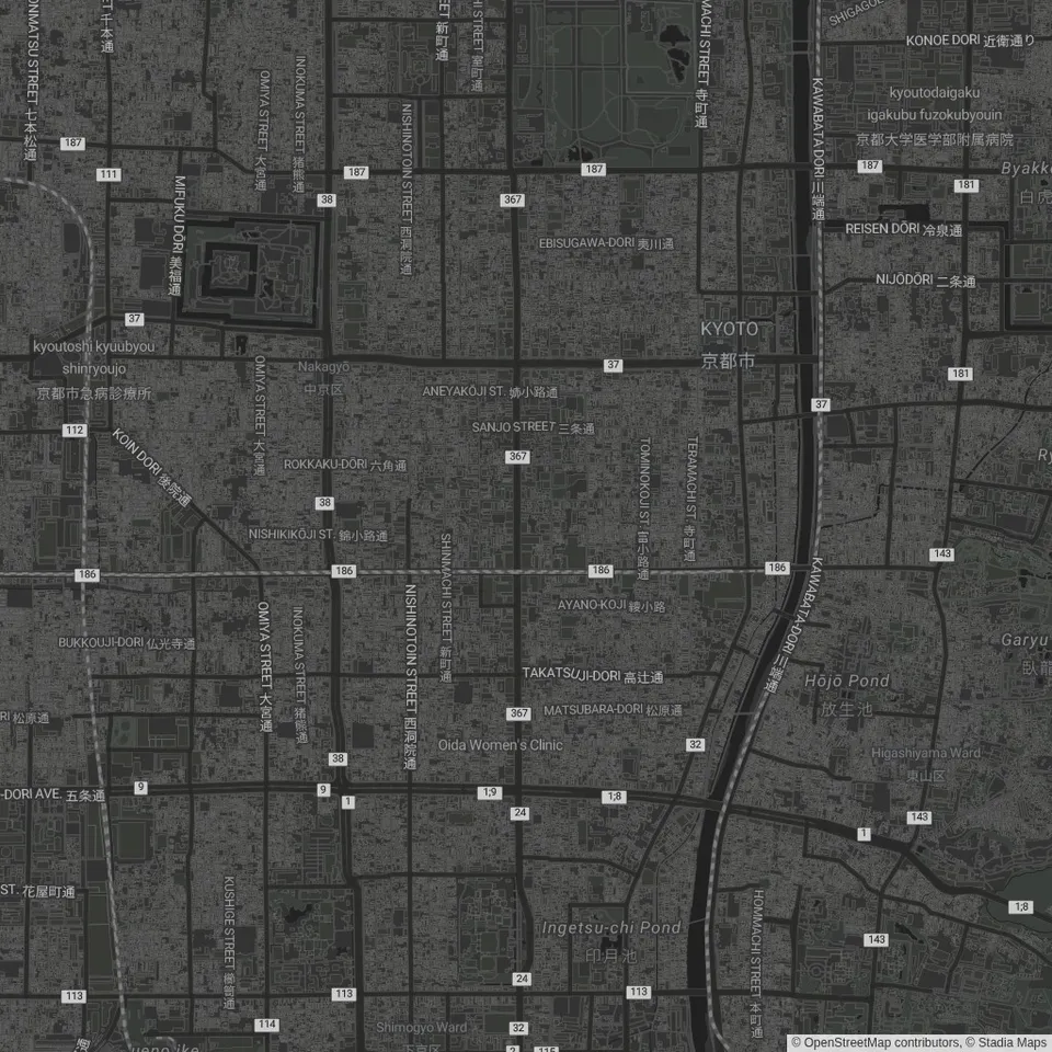 Venue location map